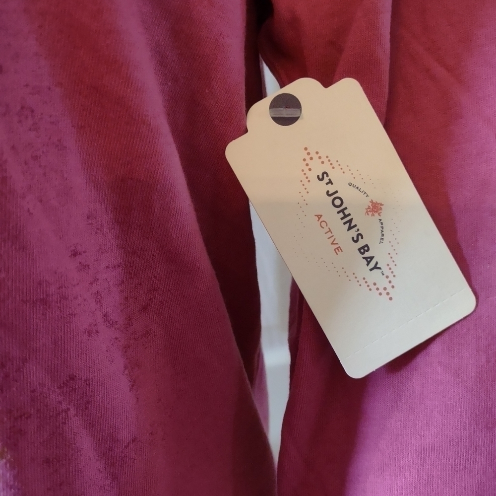 NWT St John Bay size small women's long sleeve blouse shirt top - Picture 5 of 6